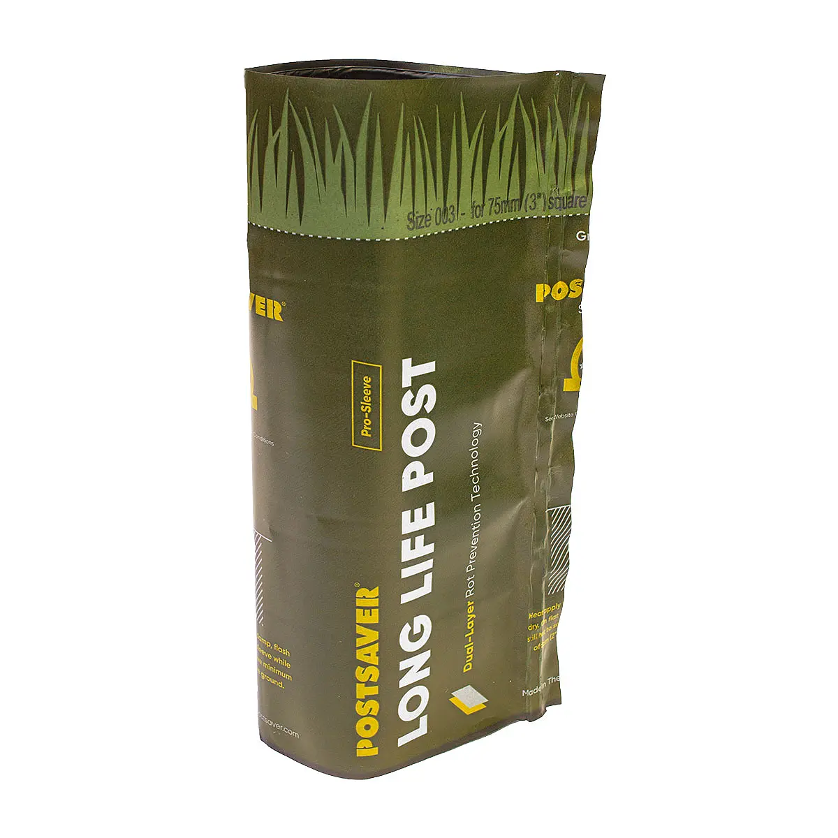 POSTSAVER FOLIE til firk. 90 x 90 mm hegnsstolper