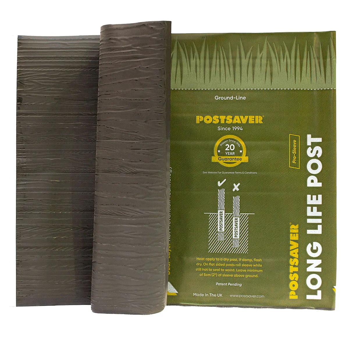 POSTSAVER FOLIE op til rund Ø125 ell. firk. 100 x 100 mm hegnsstolper
